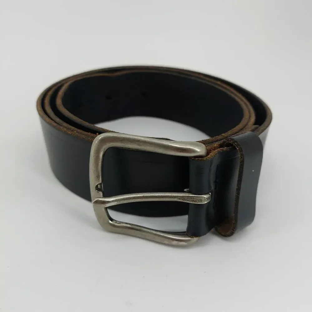 Wrangler Black Genuine Leather Belt Size 38/95